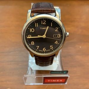 NWT Brown Leather Timex Watch